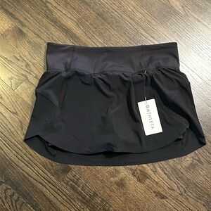 Athleta Run With It Skort Black 1X NEW NWT